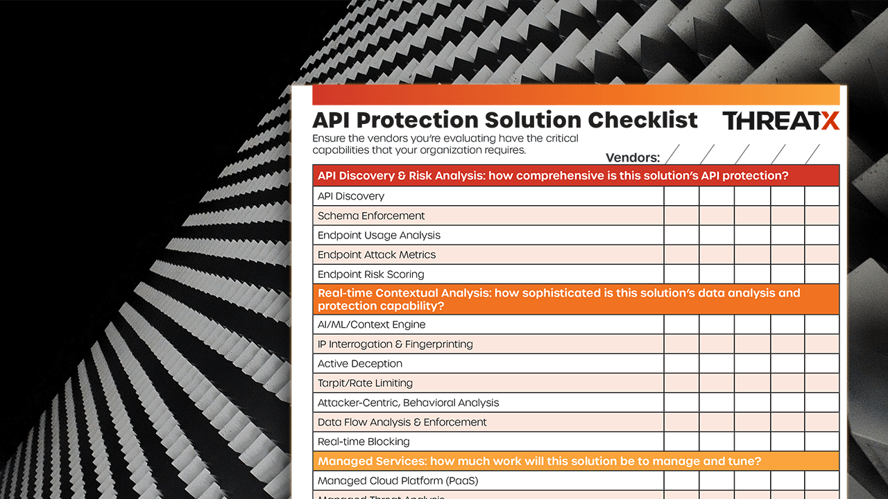 The Buyer’s Checklist for API Protection Solutions